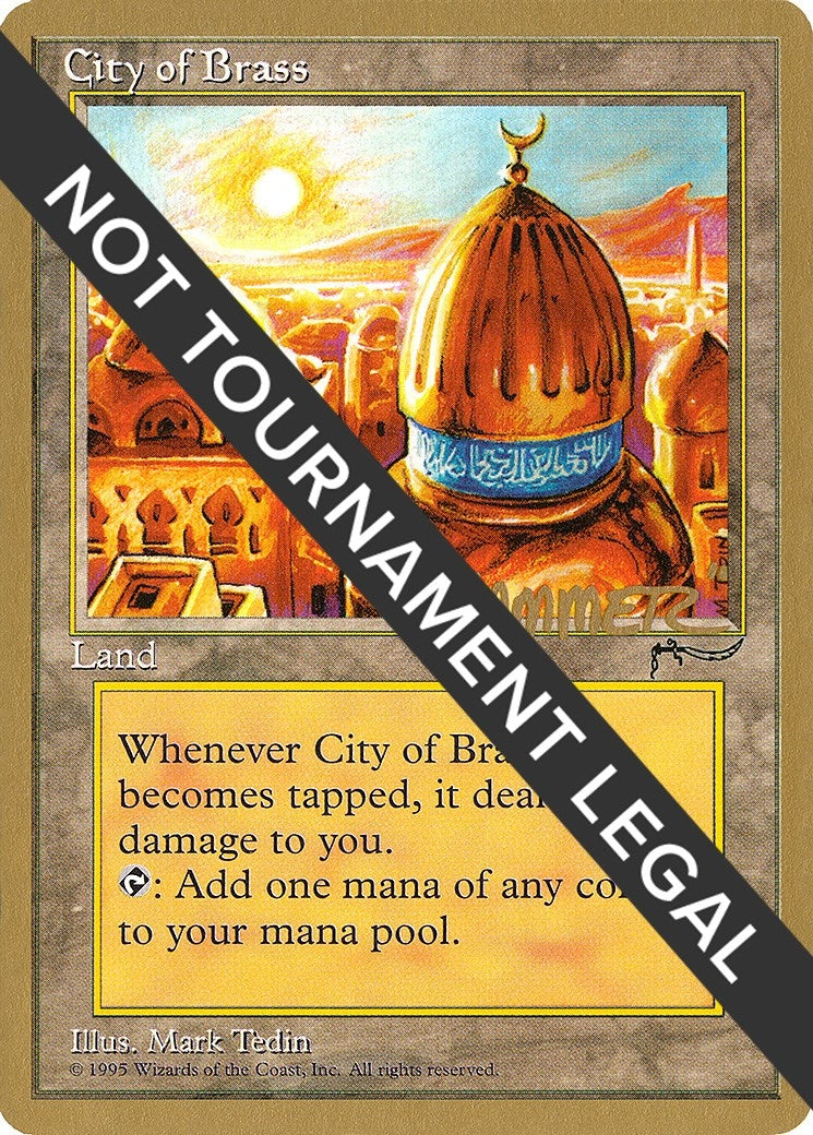 Image for City of Brass - 1996 Shawn "Hammer" Regnier (ARN) [World Championship Decks] - Magic: The Gathering