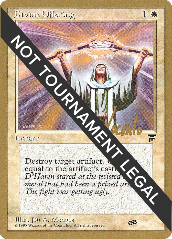 Image for Divine Offering - 1996 Shawn "Hammer" Regnier (LEG) (SB) [World Championship Decks] - Magic: The Gathering
