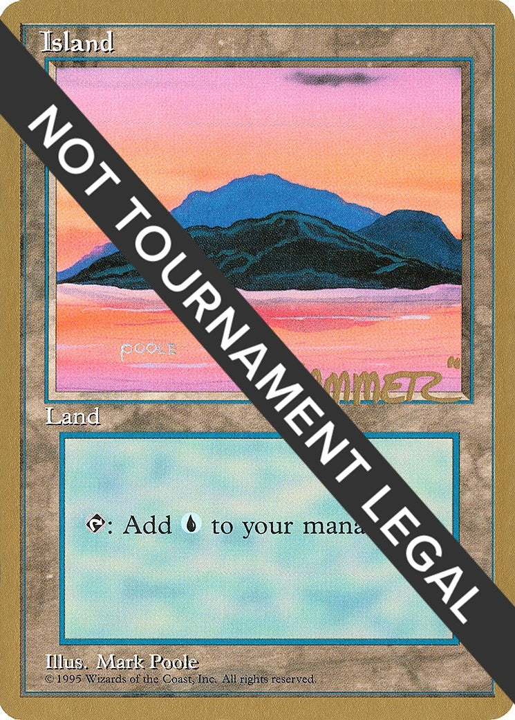 Image for Island (C) - 1996 Shawn "Hammer" Regnier (4ED) [World Championship Decks] - Magic: The Gathering