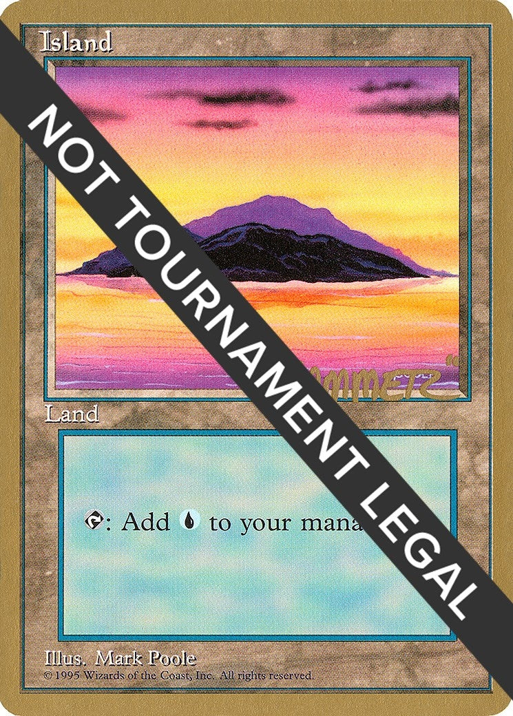 Image for Island (A) - 1996 Shawn "Hammer" Regnier (4ED) [World Championship Decks] - Magic: The Gathering