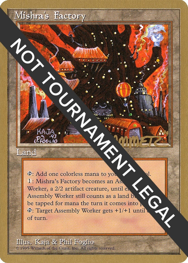 Image for Mishra's Factory - 1996 Shawn "Hammer" Regnier (4ED) [World Championship Decks] - Magic: The Gathering
