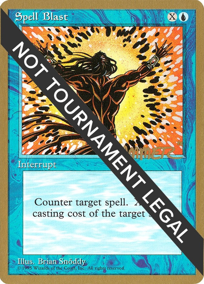 Image for Spell Blast - 1996 Shawn "Hammer" Regnier (4ED) [World Championship Decks] - Magic: The Gathering