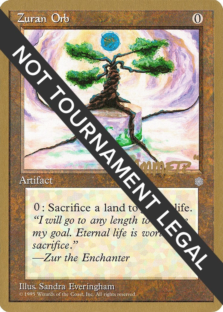 Image for Zuran Orb - 1996 Shawn "Hammer" Regnier (ICE) [World Championship Decks] - Magic: The Gathering
