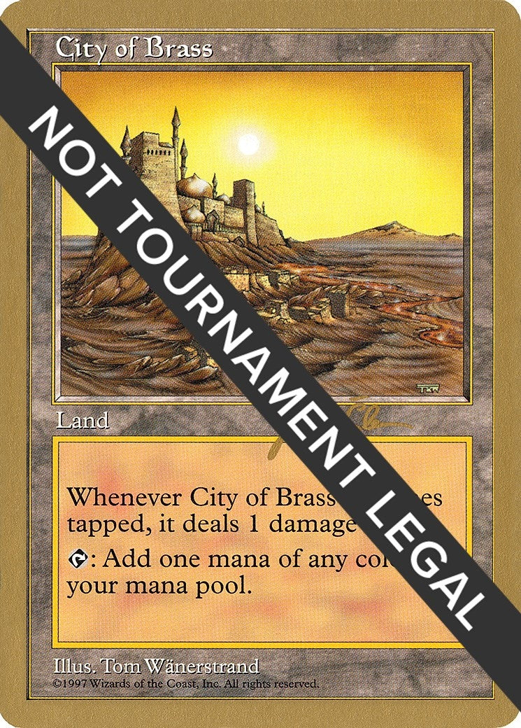 Image for City of Brass - 1997 Jakub Slemr (5ED) [World Championship Decks] - Magic: The Gathering