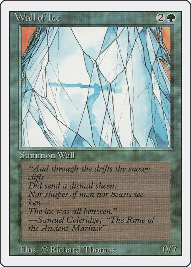 Image for Wall of Ice [Revised Edition] - Magic: The Gathering