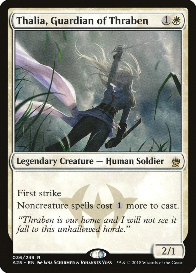 Image for Thalia, Guardian of Thraben (36) [Masters 25] - Magic: The Gathering