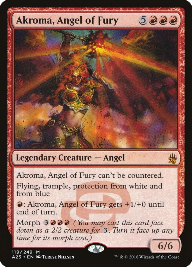 Image for Akroma, Angel of Fury (119) [Masters 25] - Magic: The Gathering