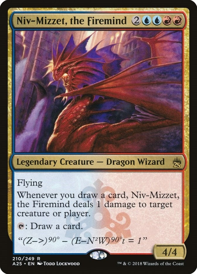 Image for Niv-Mizzet, the Firemind (210) [Masters 25] - Magic: The Gathering