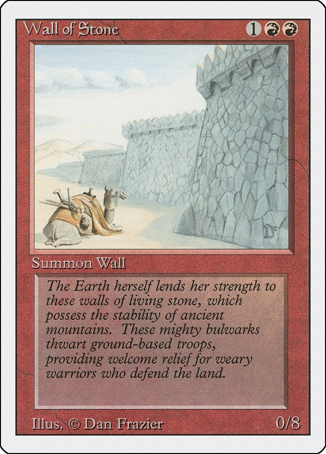 Image for Wall of Stone [Revised Edition] - Magic: The Gathering
