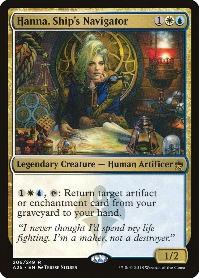 Image for Hanna, Ship's Navigator (206) [Masters 25] - Magic: The Gathering