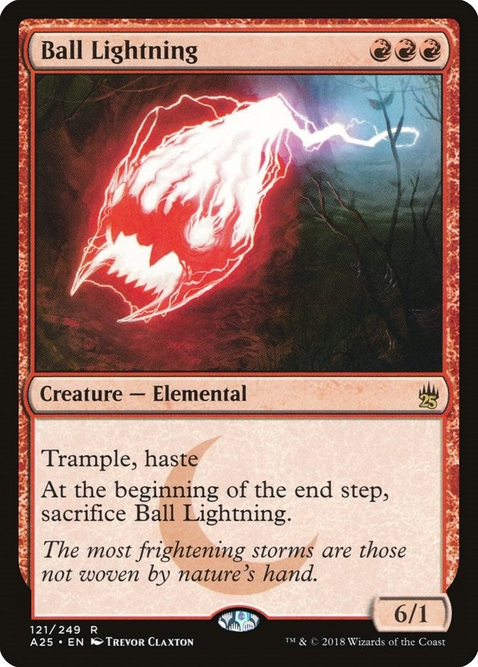 Image for Ball Lightning (121) [Masters 25] - Magic: The Gathering