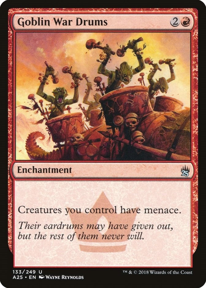 Image for Goblin War Drums (133) [Masters 25] - Magic: The Gathering