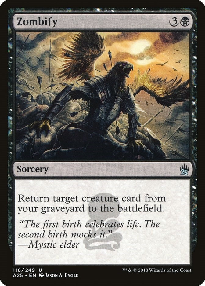 Image for Zombify (116) [Masters 25] - Magic: The Gathering