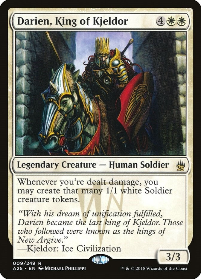 Image for Darien, King of Kjeldor (9) [Masters 25] - Magic: The Gathering