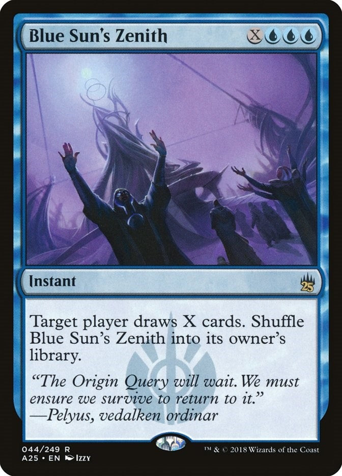 Image for Blue Sun's Zenith (44) [Masters 25] - Magic: The Gathering