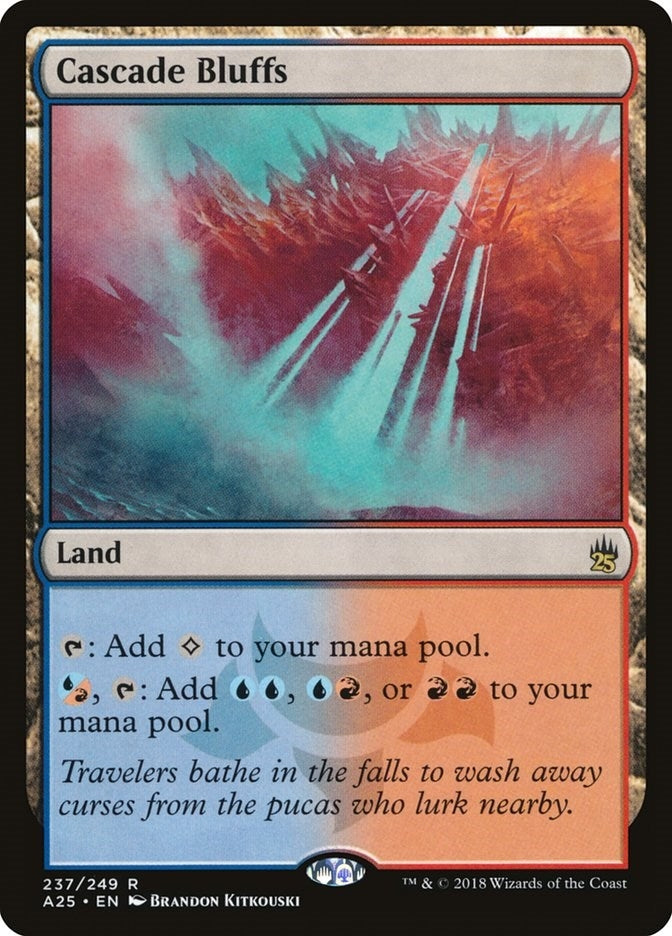 Image for Cascade Bluffs (237) [Masters 25] - Magic: The Gathering