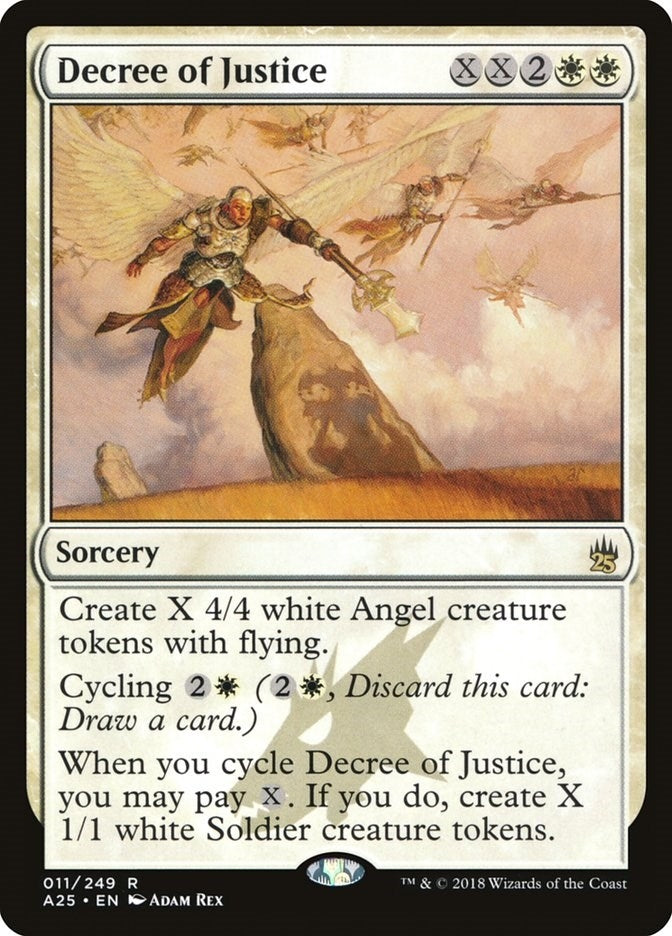 Image for Decree of Justice (11) [Masters 25] - Magic: The Gathering