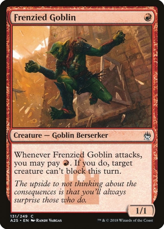 Image for Frenzied Goblin (131) [Masters 25] - Magic: The Gathering