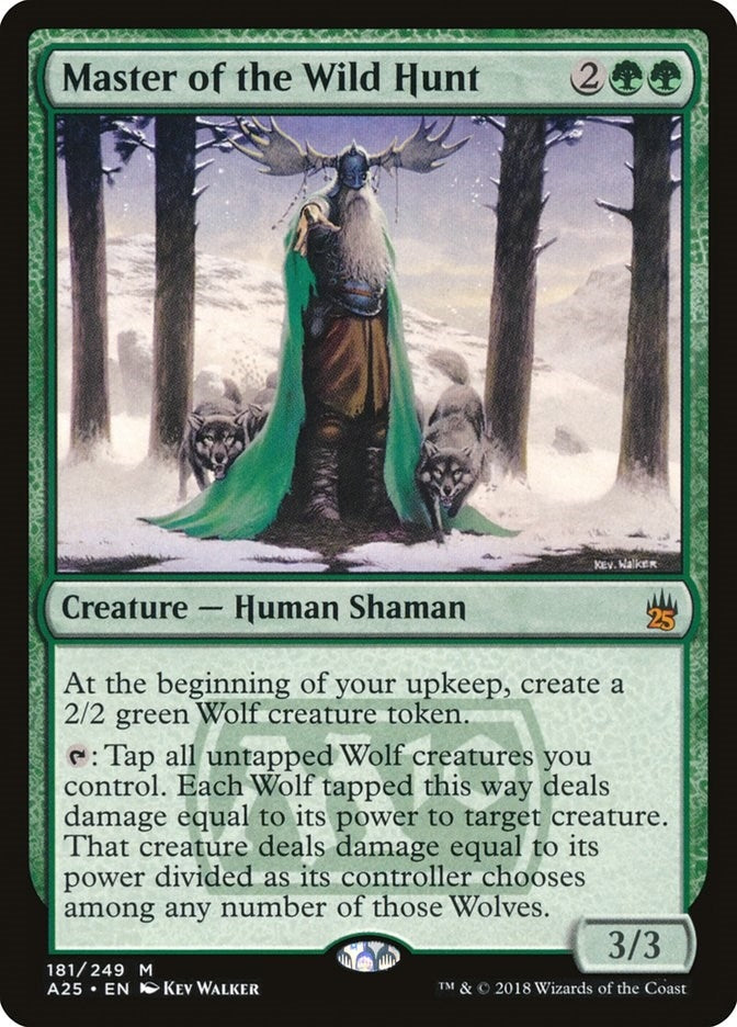Image for Master of the Wild Hunt (181) [Masters 25] - Magic: The Gathering