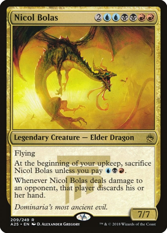 Image for Nicol Bolas (209) [Masters 25] - Magic: The Gathering