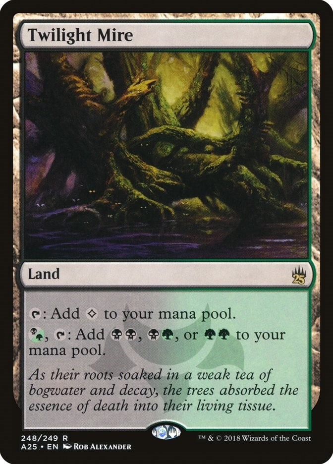 Image for Twilight Mire (248) [Masters 25] - Magic: The Gathering