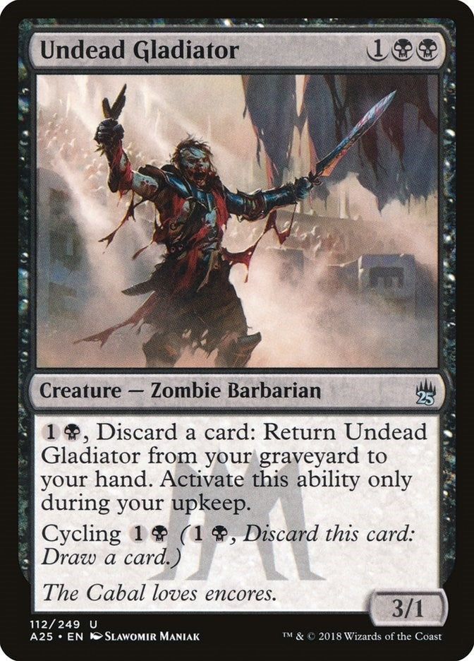Image for Undead Gladiator (112) [Masters 25] - Magic: The Gathering