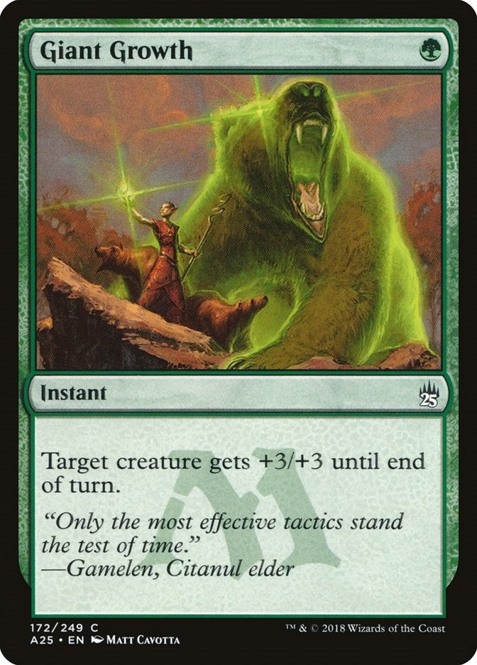 Image for Giant Growth (172) [Masters 25] - Magic: The Gathering