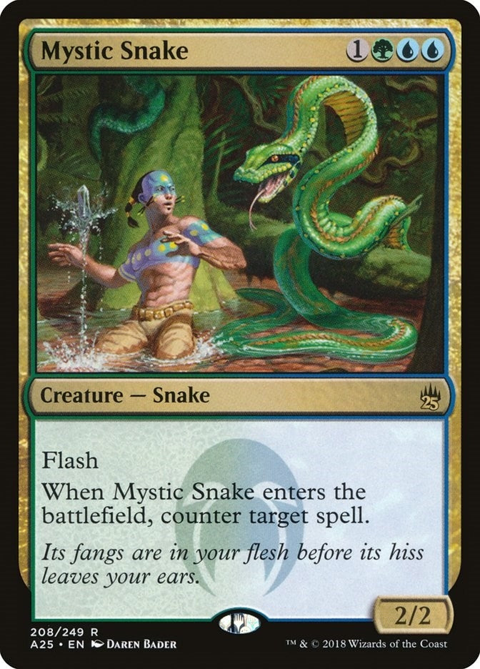 Image for Mystic Snake (208) [Masters 25] - Magic: The Gathering