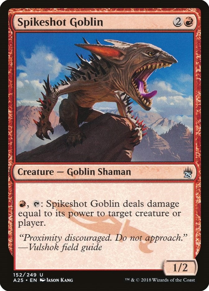 Image for Spikeshot Goblin (152) [Masters 25] - Magic: The Gathering