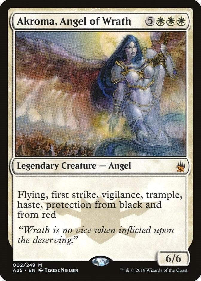 Image for Akroma, Angel of Wrath (2) [Masters 25] - Magic: The Gathering