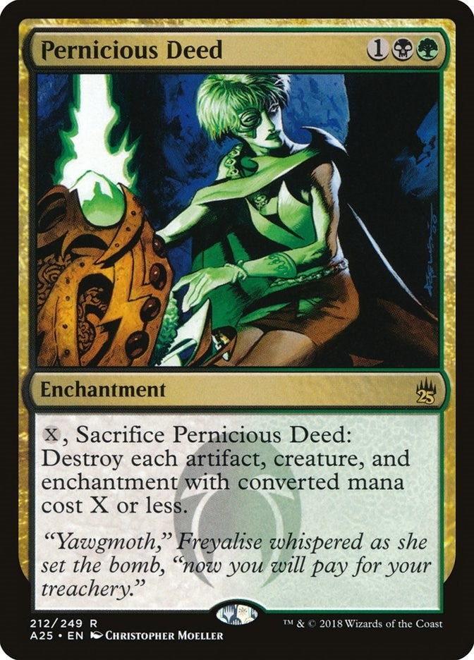 Image for Pernicious Deed (212) [Masters 25] - Magic: The Gathering