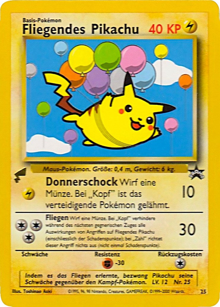 Image for Pikachu (Flying) (25) [Pikachu World Collection Promos] - Pokemon
