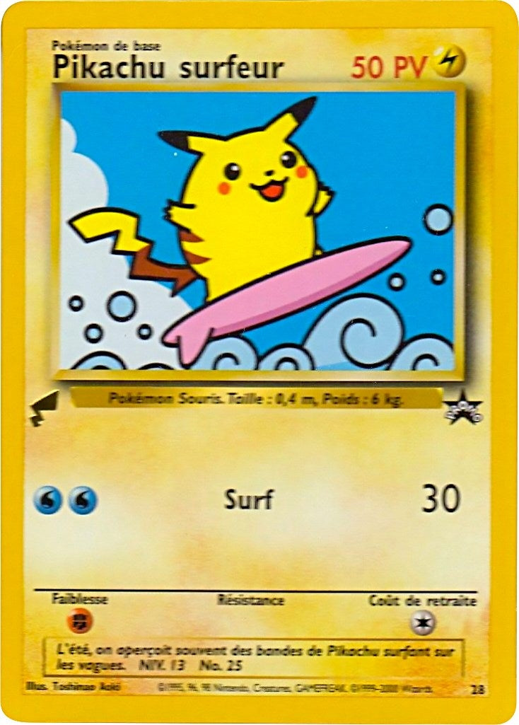 Image for Pikachu (Surfing) (28) [Pikachu World Collection Promos] - Pokemon