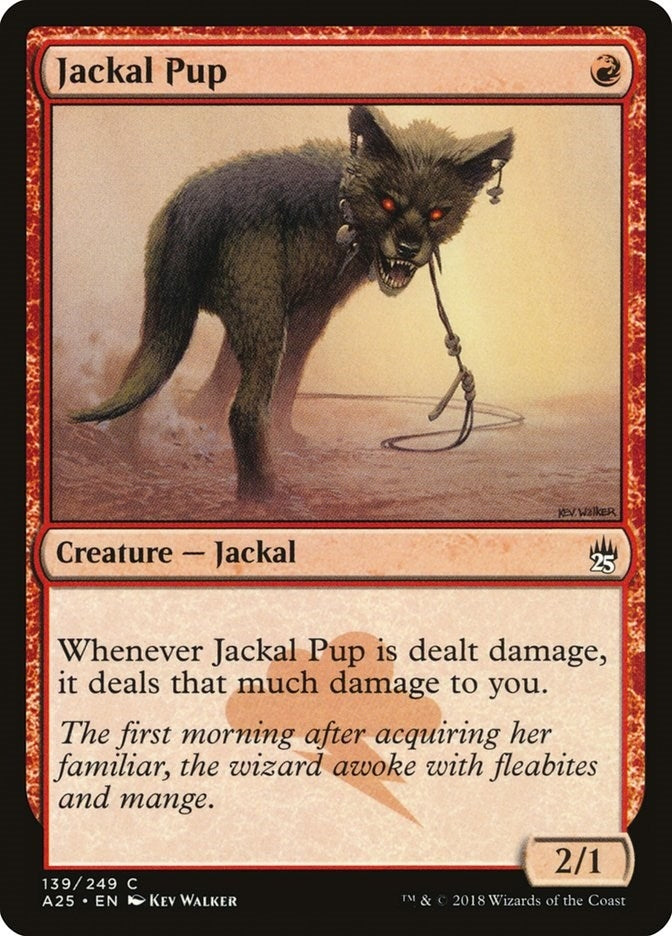 Image for Jackal Pup (139) [Masters 25] - Magic: The Gathering