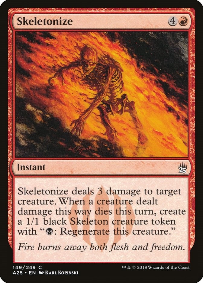 Image for Skeletonize (149) [Masters 25] - Magic: The Gathering