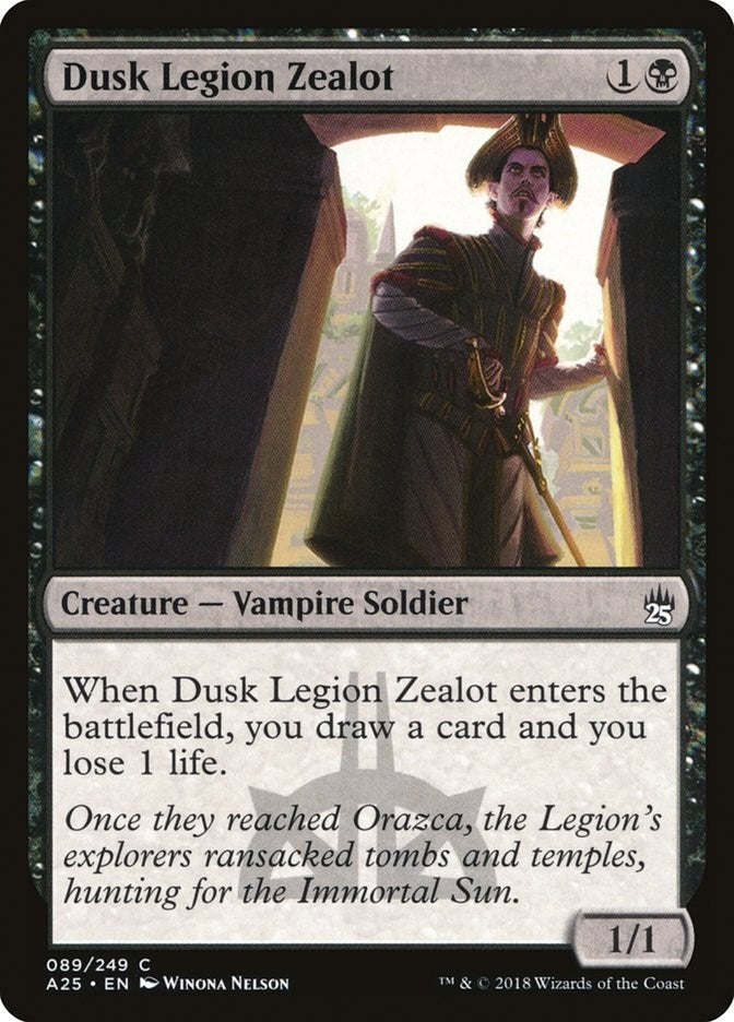 Image for Dusk Legion Zealot (89) [Masters 25] - Magic: The Gathering