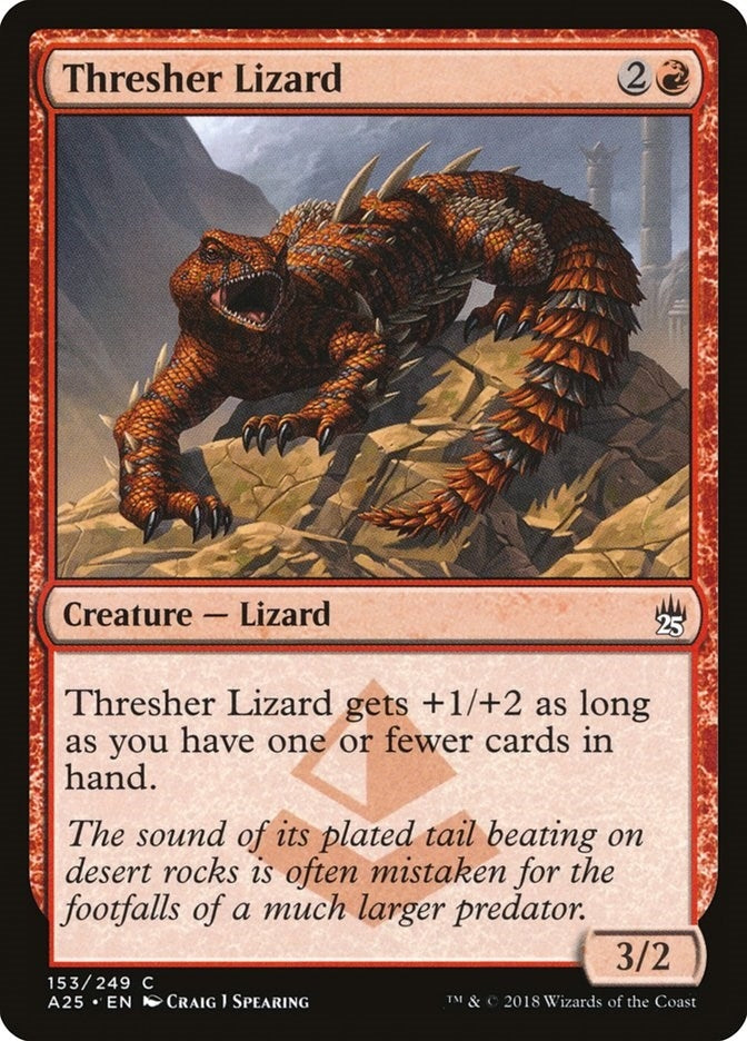 Image for Thresher Lizard (153) [Masters 25] - Magic: The Gathering
