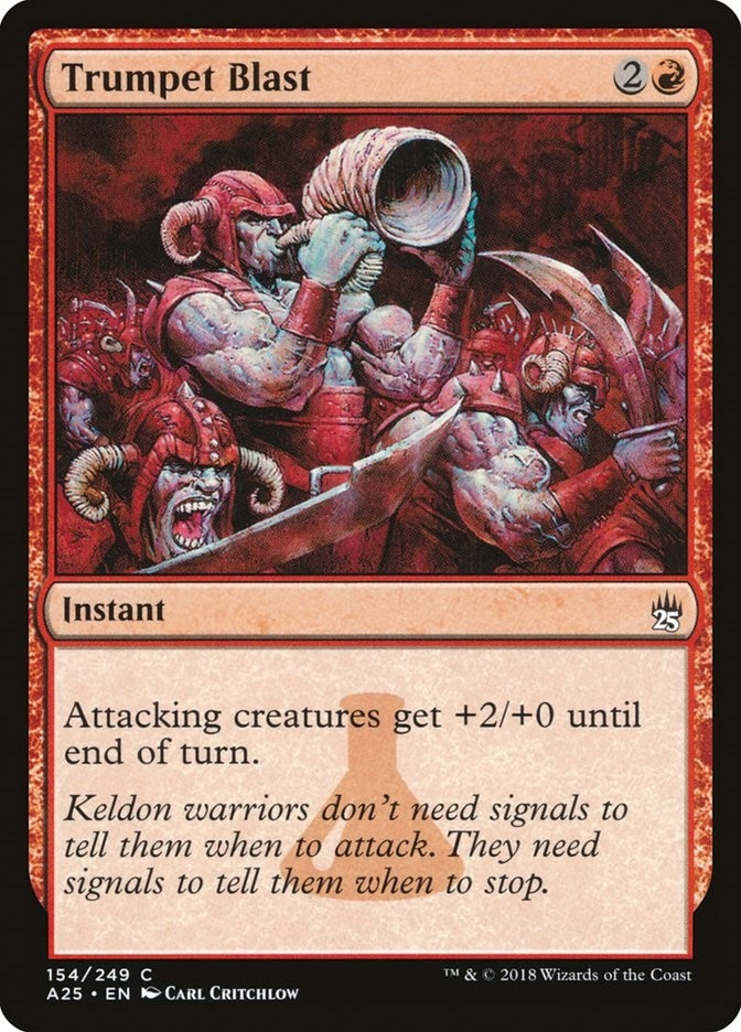 Image for Trumpet Blast (154) [Masters 25] - Magic: The Gathering