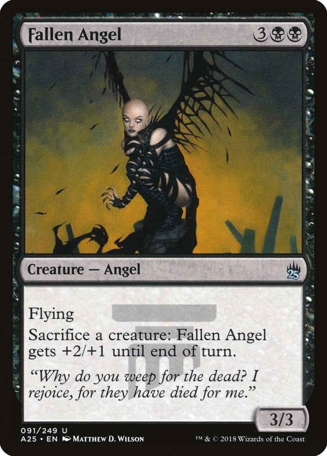 Image for Fallen Angel (91) [Masters 25] - Magic: The Gathering