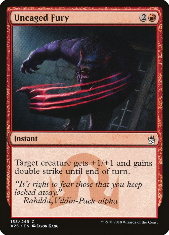Image for Uncaged Fury (155) [Masters 25] - Magic: The Gathering