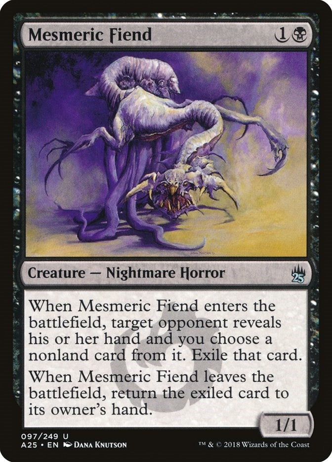Image for Mesmeric Fiend (97) [Masters 25] - Magic: The Gathering