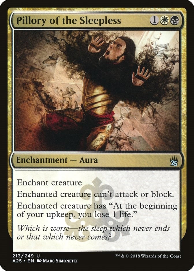 Image for Pillory of the Sleepless (213) [Masters 25] - Magic: The Gathering