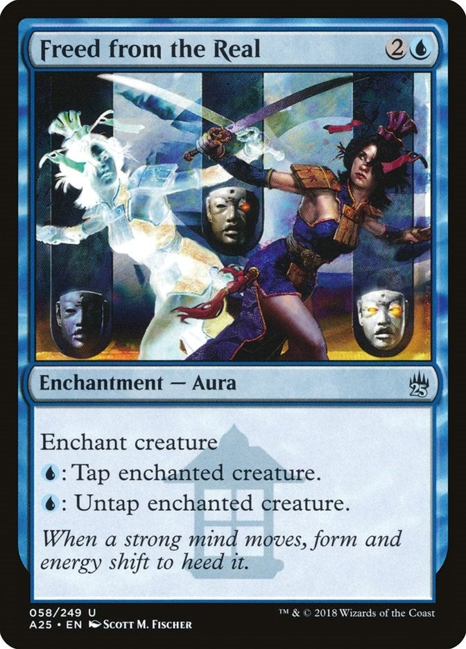 Image for Freed from the Real (58) [Masters 25] - Magic: The Gathering