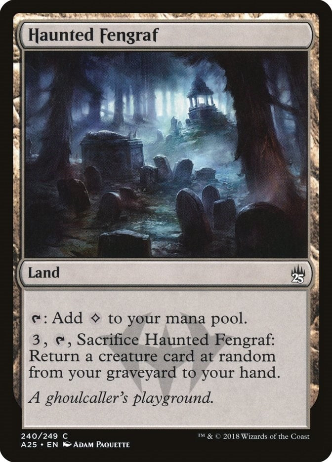 Image for Haunted Fengraf (240) [Masters 25] - Magic: The Gathering