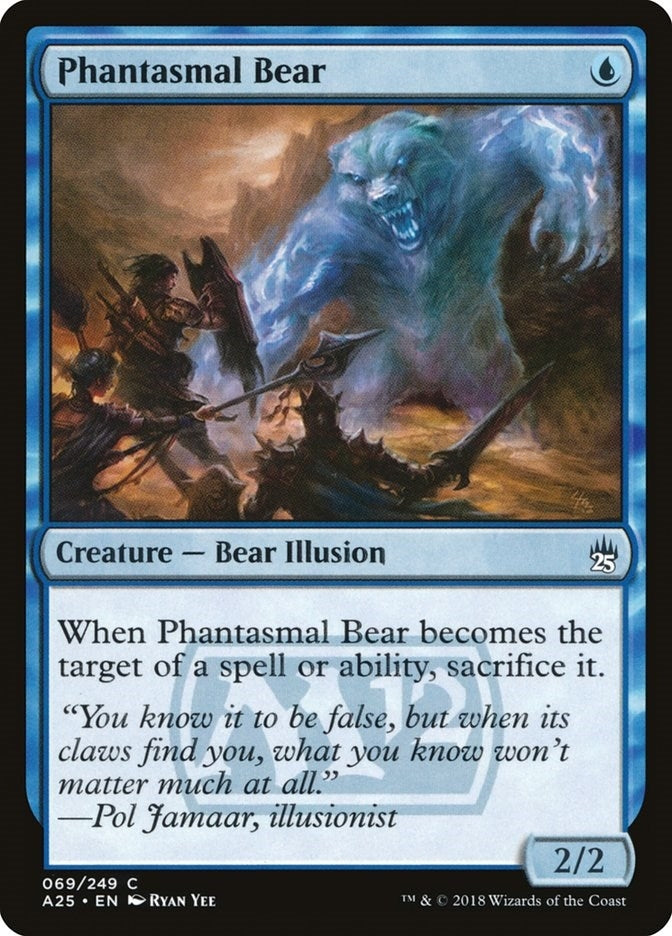 Image for Phantasmal Bear (69) [Masters 25] - Magic: The Gathering