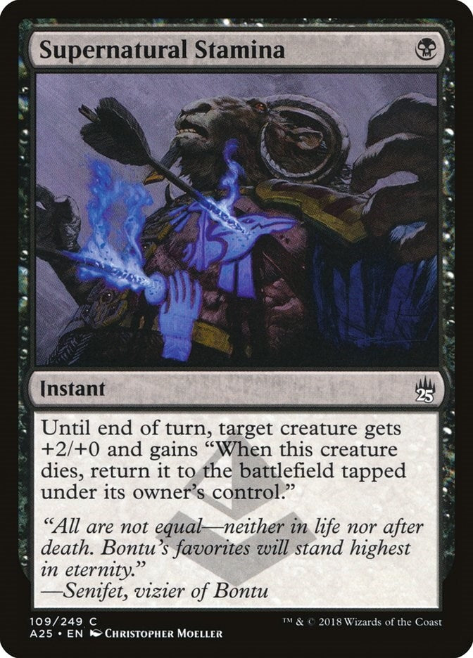 Image for Supernatural Stamina (109) [Masters 25] - Magic: The Gathering