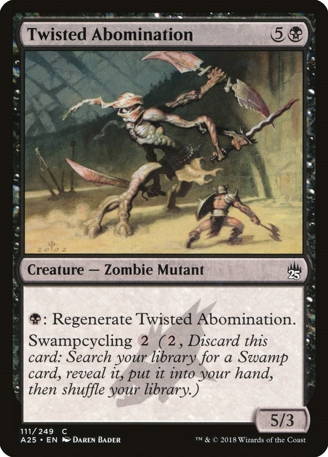 Image for Twisted Abomination (111) [Masters 25] - Magic: The Gathering