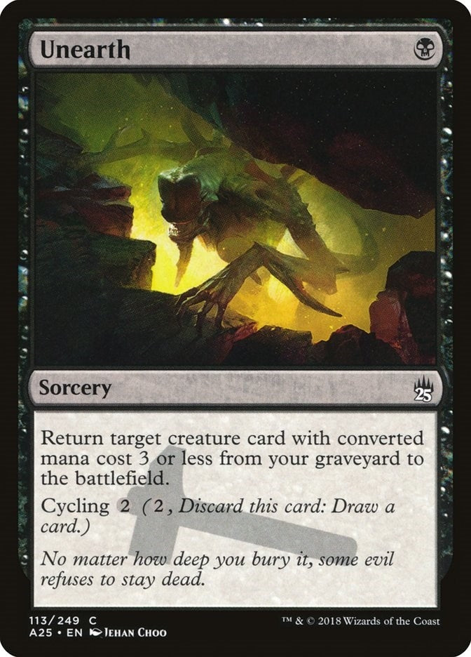 Image for Unearth (113) [Masters 25] - Magic: The Gathering