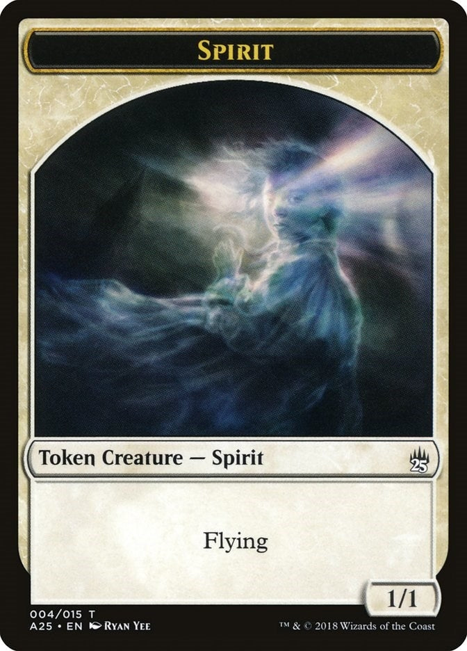 Image for Spirit Token (004) (4) [Masters 25] - Magic: The Gathering