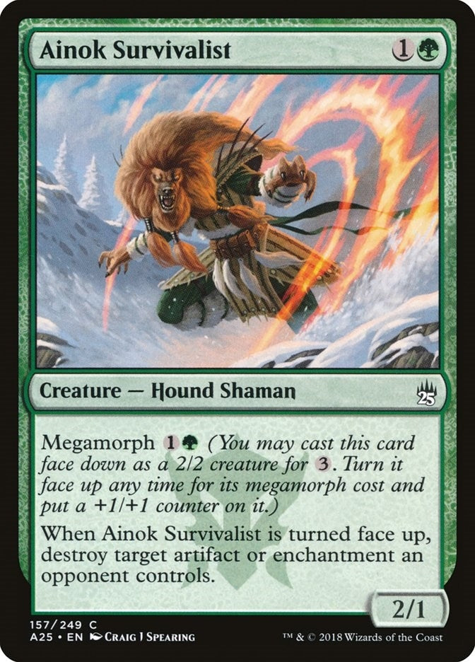 Image for Ainok Survivalist (157) [Masters 25] - Magic: The Gathering